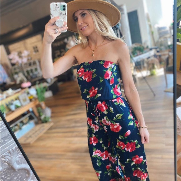 On The Lookout Jumpsuit-Navy - Picture 4 of 4